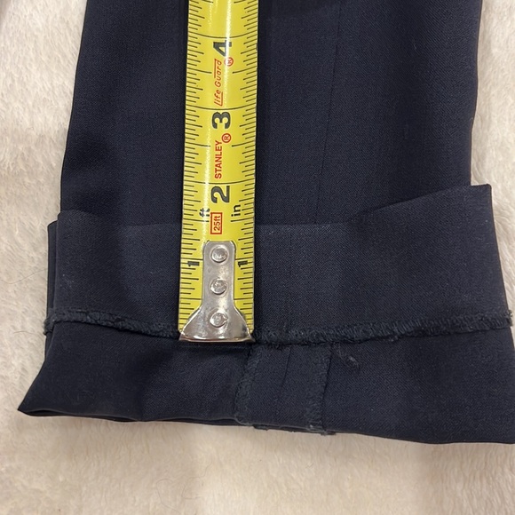 Theory classic crop pants, size 4, Navy - Picture 8 of 9